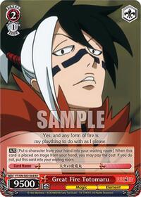 Great Fire Totomaru C waifu card — Weiss Schwarz
